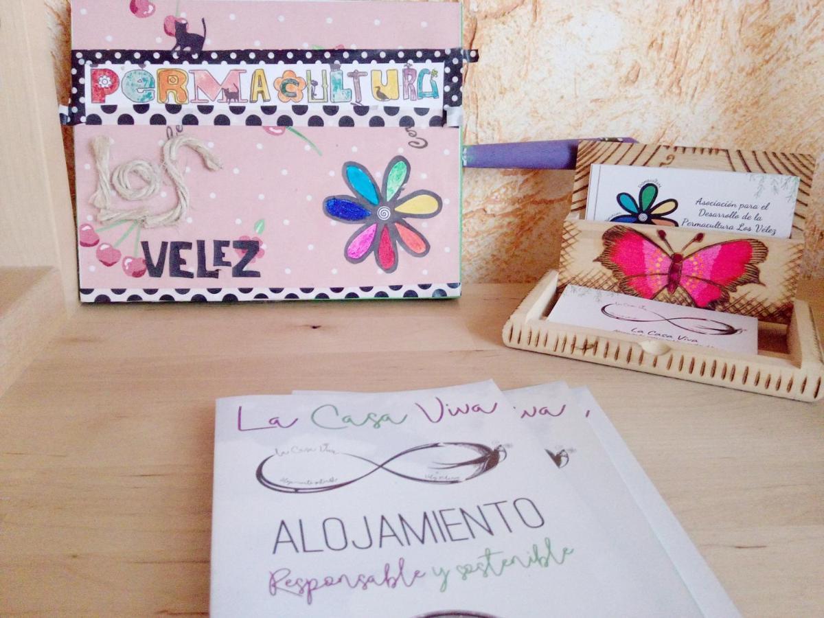 La Casa Viva. Alojamiento Responsable Y Sostenible. Vélez Blanco エクステリア 写真